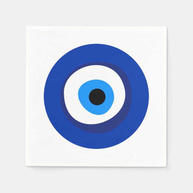 evil eye ancient symbol antiquity talisman superst napkin (Front)