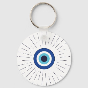 evil eye (blue) key ring