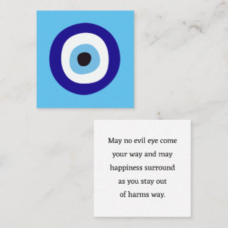 Evil Eye Blue Nazar Good Karma Pass Along Cards