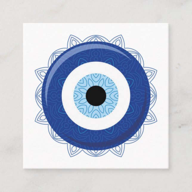 Evil Eye Blue Nazar Protection Pass Along Cards (Front)