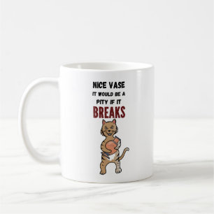 Evil eye cat, mischievous cat. Funny Cat Coffee Mug