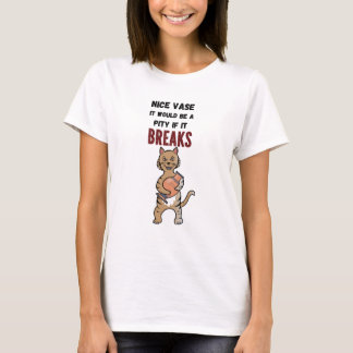 Evil eye cat, mischievous cat. Funny Cat T-Shirt