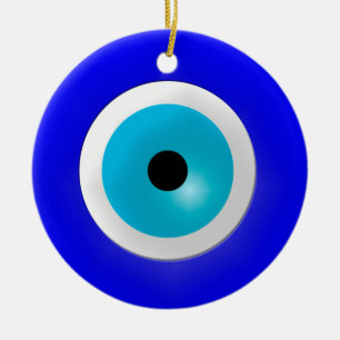 Evil Eye Charm Ceramic Tree Decoration