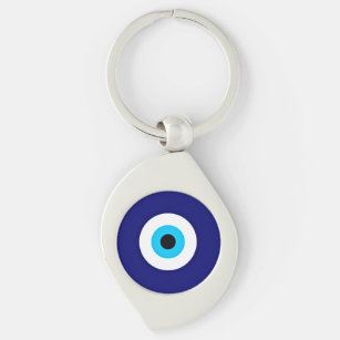 Evil Eye Charm Key Ring
