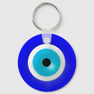 Evil Eye Charm Key Ring