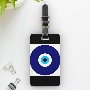 Evil Eye Charm Luggage Tag