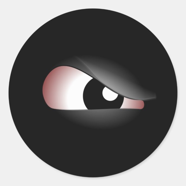 Evil Eye Classic Round Sticker (Front)