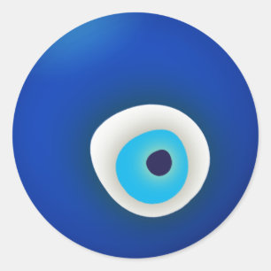 Evil Eye Classic Round Sticker