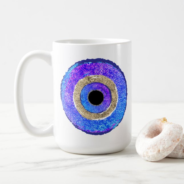 Evil Eye Coffee Mug (With Donut)