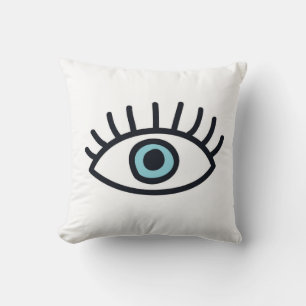 Evil eye cushion