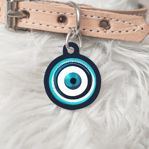  Evil Eye Dog Collar Charm - Dog Necklace Pendant  Pet Tag