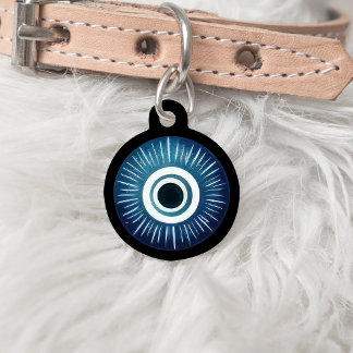 Evil Eye Dog Tag - Personalised Pet ID Tag