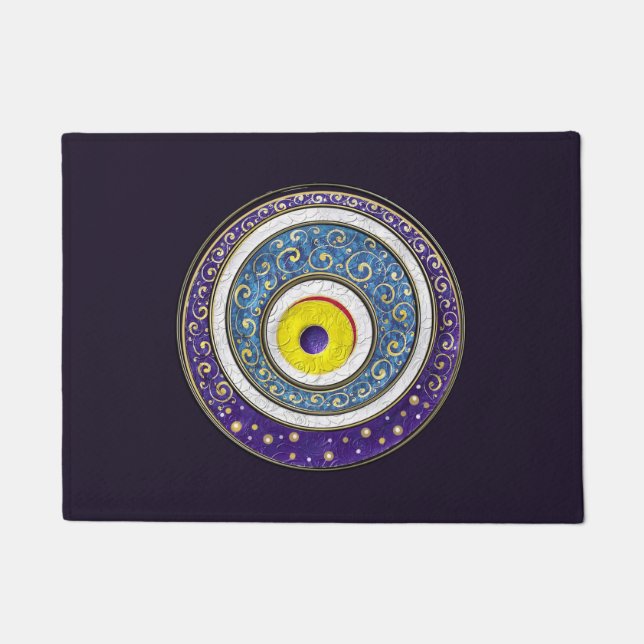 Evil Eye Doormat (Front)