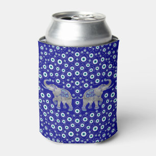 Evil Eye Elephant Good Luck Charm Can Cooler