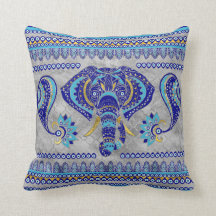 Evil Eye Elephant Ornamental Pattern