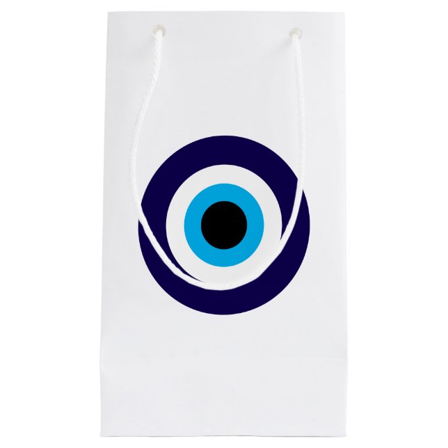 Evil Eye gift bags with lucky blue mati symbol (Front)