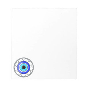 Evil Eye Good Luck Charm On A - Notepad