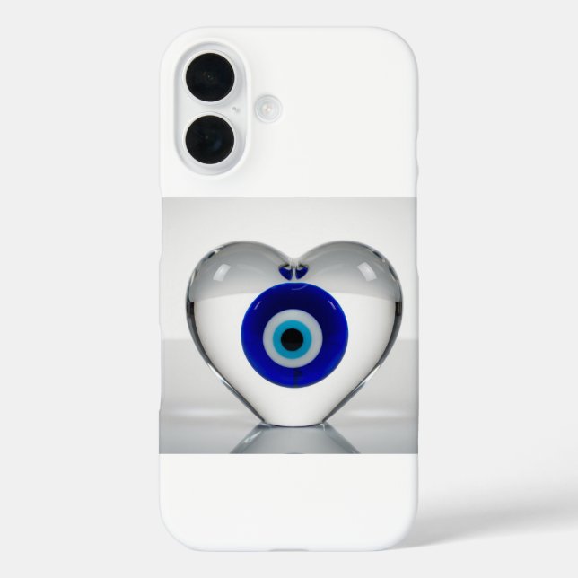 Evil Eye Heart Icon Modern Graphic Design Case-Mate iPhone Case (Back)