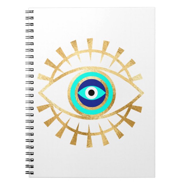 Evil Eye in Green Notebook (Front)