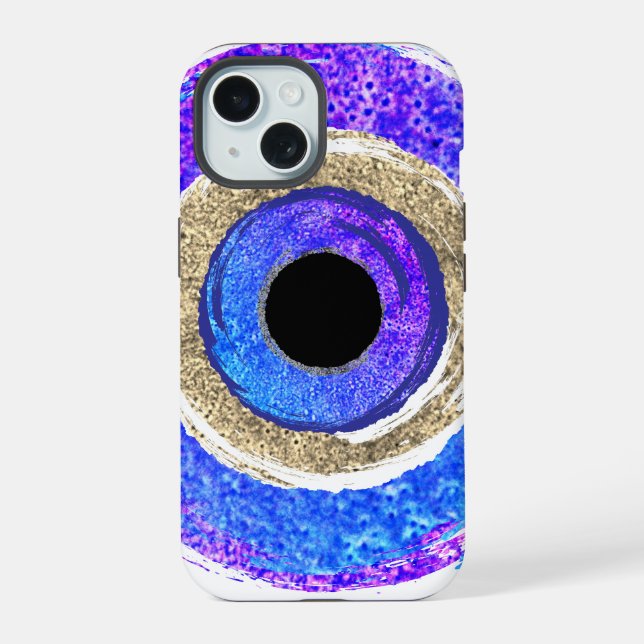 Evil Eye  iPhone 15 Case (Back)