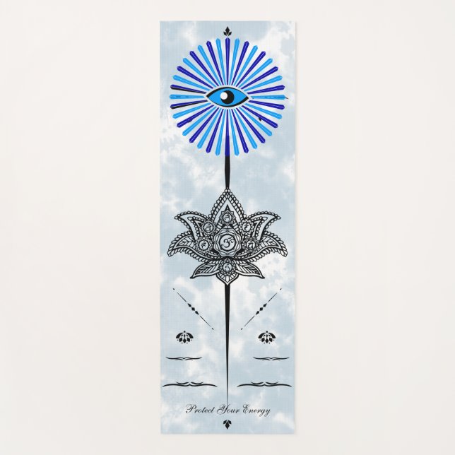Evil Eye Louts  Yoga Mat (Front)