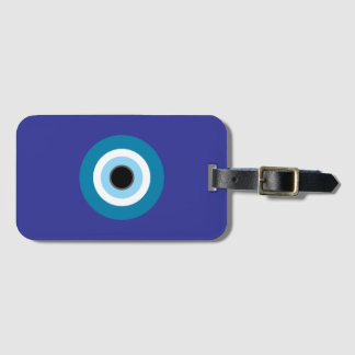 Evil Eye Luggage Tag with Address Card Pocket