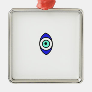 Evil Eye Metal Tree Decoration