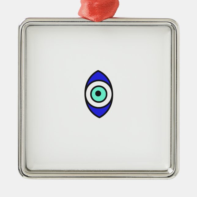 Evil Eye Metal Tree Decoration (Front)
