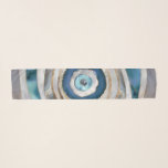 Evil Eye Mineral textures and gold Scarf<br><div class="desc">Evil Eye Mineral textures and gold</div>