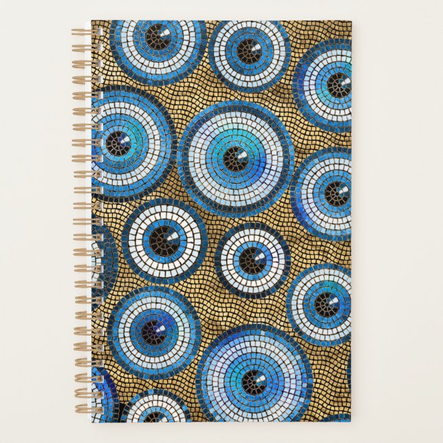Evil Eye Mosaic Tile Pattern Planner (Front)