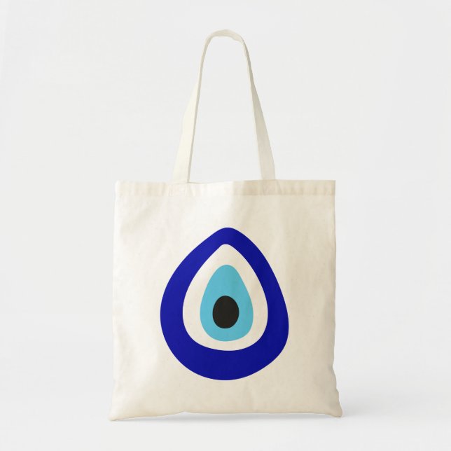 Evil Eye Nazar Amulet Tote Bag (Front)