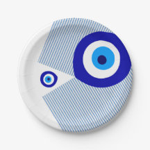 "Evil Eye" Paper Plate
