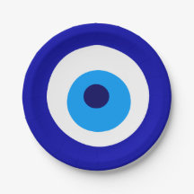 "Evil Eye" Paper Plate