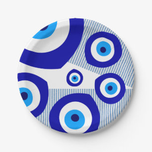"Evil Eye" Paper Plate