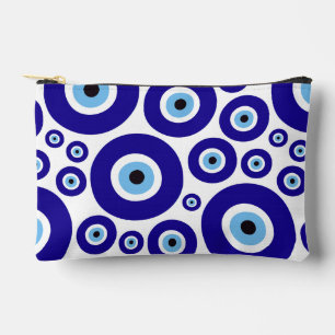Evil Eye Pattern, Greek Eye, Turkish Eye, Nazar Accessory Pouch