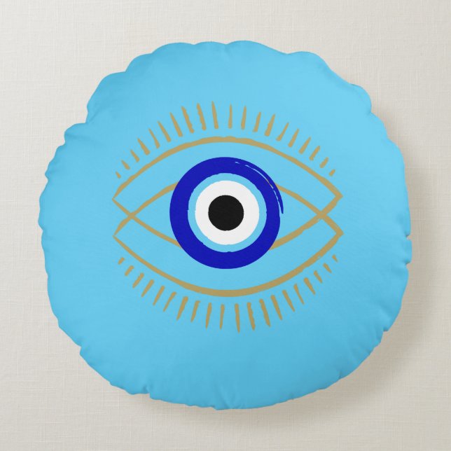 Evil Eye Pillow (Front)