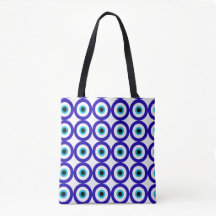Evil Eye Protection All-Over Pattern Tote bag