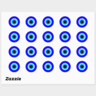 EVIL EYE PROTECTION CLASSIC ROUND STICKER