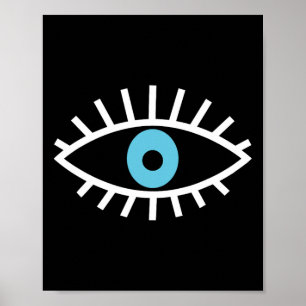 Evil Eye Protection Spiritual Aesthetic Yoga Esote Poster