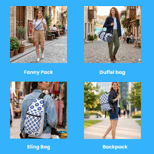 Evil Eye Protection Turkish Geometric  Pattern Accessory Pouch