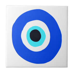 Evil Eye Protector Lucky Talisman Greek Symbolic Tile