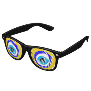 Evil Eye retro Shades Amulet /Fun Party Sunglasses