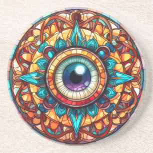 Evil Eye Sandstone Coaster
