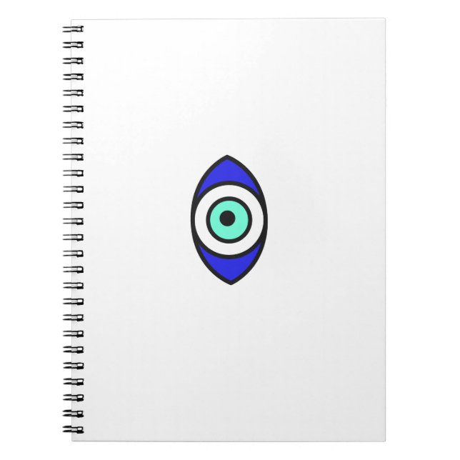 Evil Eye Spiral Notebook (Front)