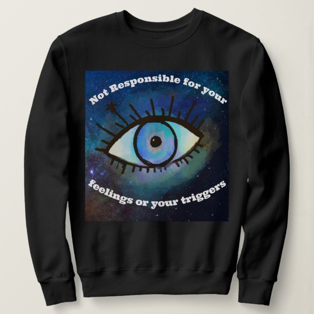 evil eye sweatshirt (Design Front)