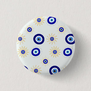 Evil Eye Symbol 3 Cm Round Badge