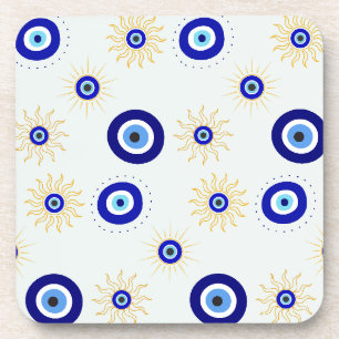 Evil Eye Symbol Coaster