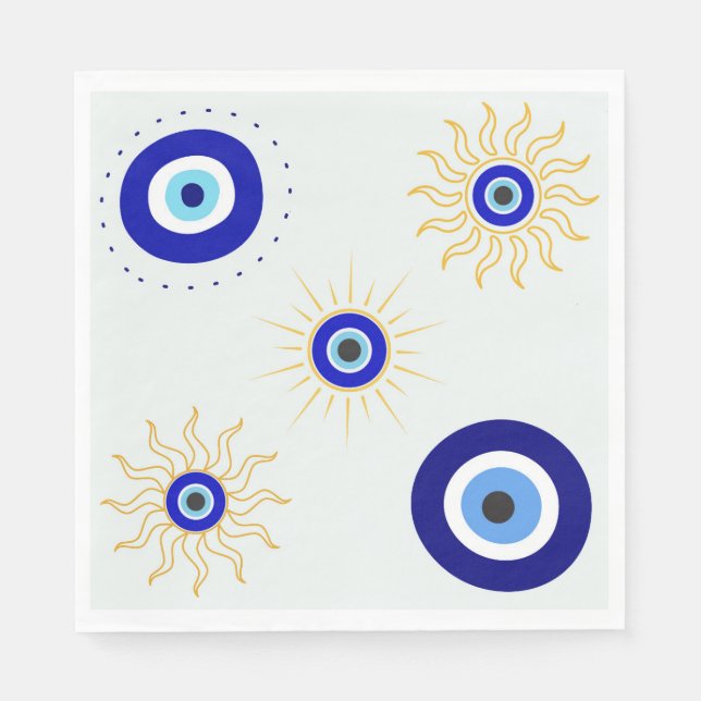 Evil Eye Symbol Napkin (Front)