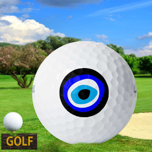 Evil Eye Talisman & Arabic Amulet / Golf Ball