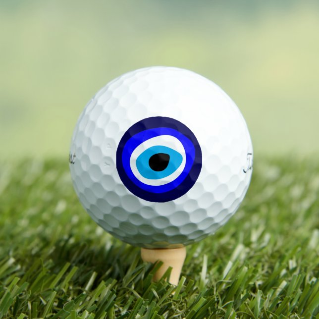 Evil Eye Talisman & Arabic Amulet Lucky /Golf Ball (Insitu Tee)